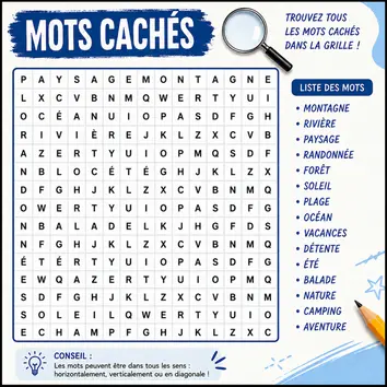 mots cachés